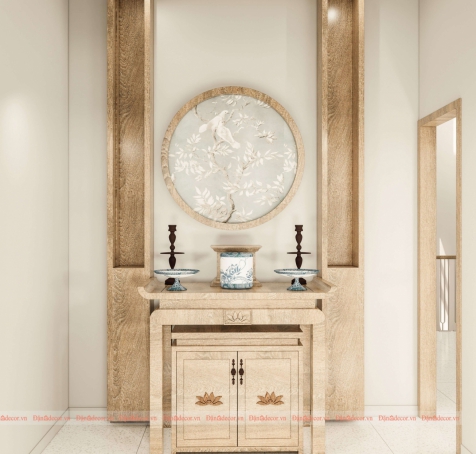 THIẾT KẾ BAN THỜ TỐI GIẢN