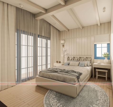 THIẾT KẾ NỘI THẤT VILLA PHÒNG NGỦ ĐỊA TRUNG HẢI TẠI