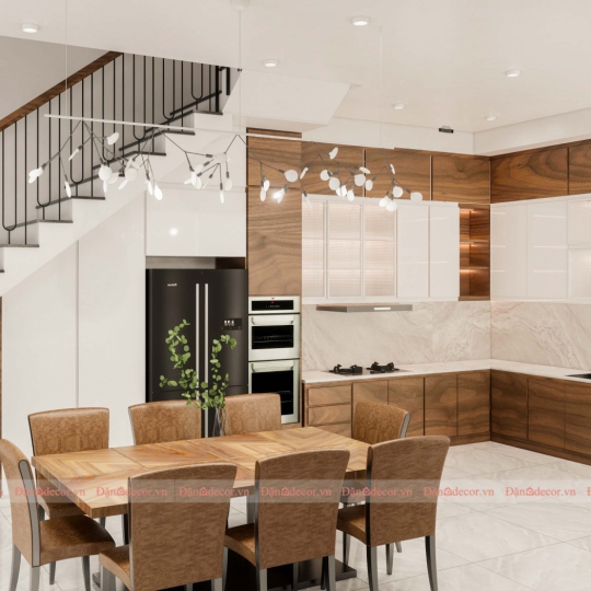 THIẾT KẾ NHÀ BẾP CHỊ LINH VŨNG TÀU